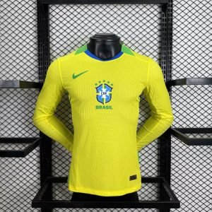 2025-2026 Brazil Home Long Sleeve Player Version