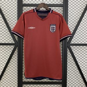 2002 England Retro Away Soccer Jersey
