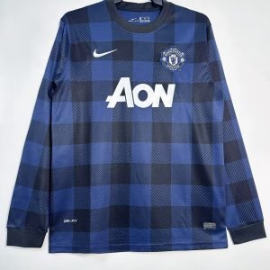 2013-2014 Manchester United Long Sleeve Away Retro Jersey