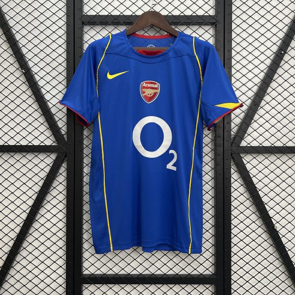 2004-2005 Arsenal Away  Retro Soccer Jersey