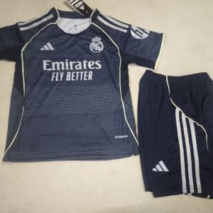 2025-2026 Real Madrid Away Kids Jersey