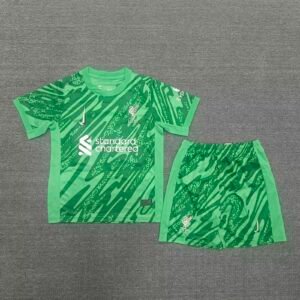 2025-2026 Liverpool Goalkeeper Kids Jersey