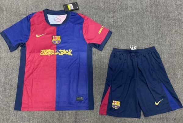 2024-2025 Barcelona Travis Scott Special Uniform