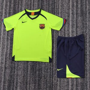 2005-2006 Barcelona Away Retro Kids Version