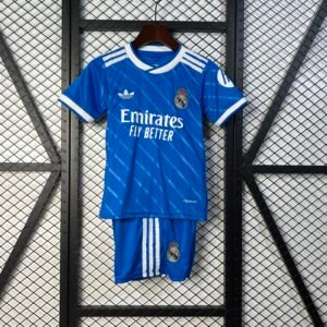 2025-2026 Real Madrid Second Away Stadium Kids Jersey