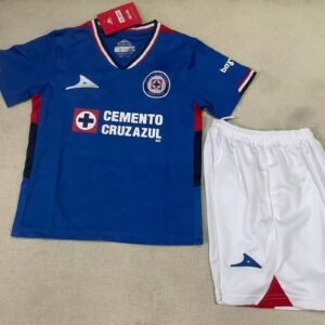 2025-2026 Cruz Azul Home Kids Jersey