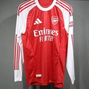 2025-2026 Arsenal Home Long Sleeve Stadium Version
