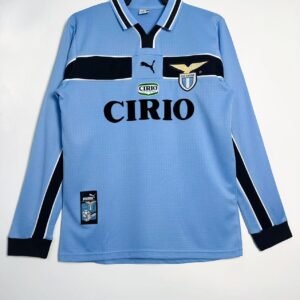 1998-1999 Lazio Home Long Sleeve Retro Jersey