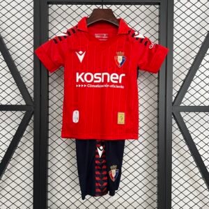 2025-2026 Osasuna Home Kids Jersey