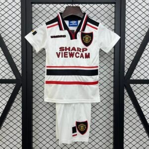 1997-1998 Manchester United Away Retro Kids Jersey