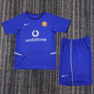 2002-2003 Manchester United Away Retro Kids Jersey