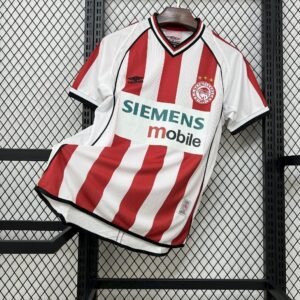 2001  Olympiacos Home Retro Jersey