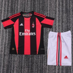 2011-2012 AC Milan Home Kids Retro Jersey