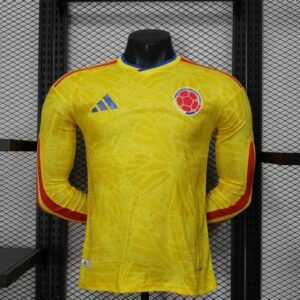 2026 Colombia Home Long Sleeve World Cup Player Version