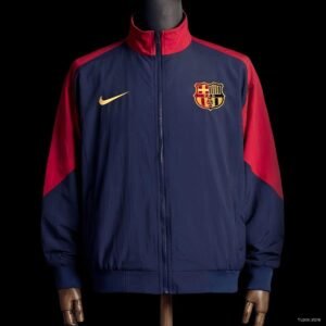 2026 Barcelona Black Windbreaker