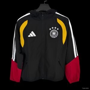 2026 Germany Black Windbreaker