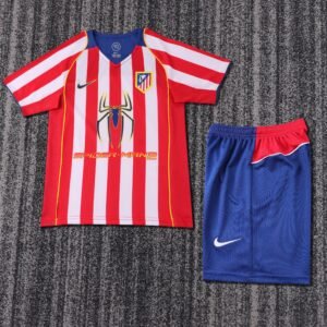 2004-2005 Atletico De Madrid Retro Kids Jersey