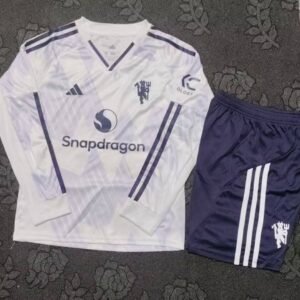 2025-2026 Manchester United Long Sleeve Away Uniform