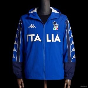 1998 Italy Blue Retro Windbreaker