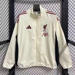 2025-2026 Liverpool White Windbreaker