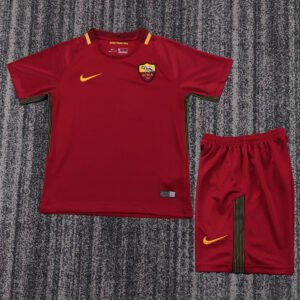 2017-2018 Roma Home Kids Retro Jersey