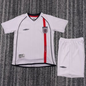 2000 England Home Kids Retro Jersey
