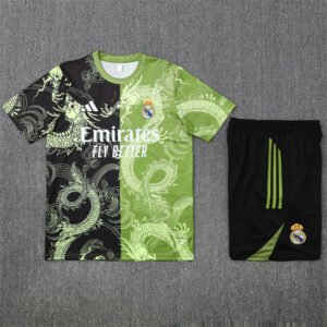 2025-2026 Real Madrid Black And Green Training Kit