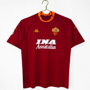 2000-2001 Roma Home Retro Jersey