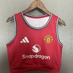 2025-2026 Manchester United Home Women´s Crop Top