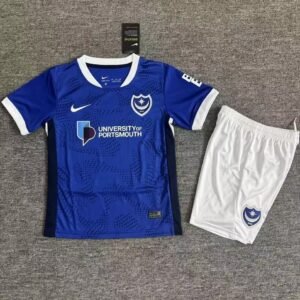 2025-2026 Portsmouth FC Home Kids Jersey