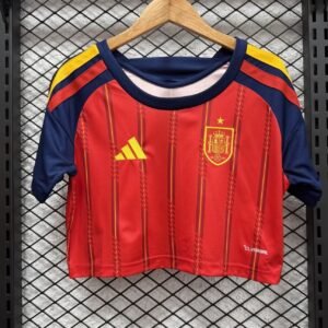 2026 Spain Home Women's World Cup Crop Top