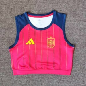 2026 Spain Home Women's World Cup Crop Top