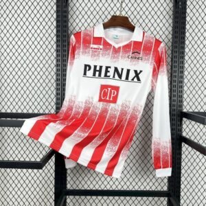 1991-1992 AS Cannes Long Sleeve Home Retro Jersey