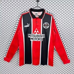 1996-1997 Eintracht Frankfurt Long Sleeve Home Retro Jersey