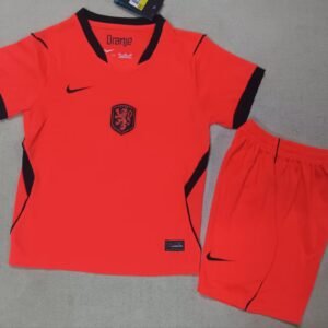 2026 Netherlands Home World Cup Kids Jersey