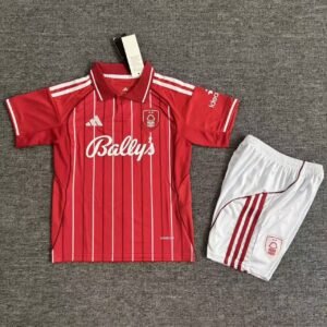 2025-2026 Nottingham Forest Home Kids Jersey