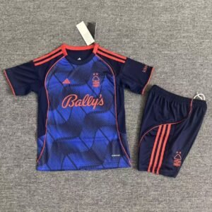 2025-2026 Nottingham Forest Second away Kids Jersey