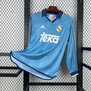1999-2000 Real Madrid Long Sleeve Third Retro Jersey
