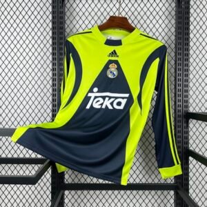1999-2000 Real Madrid Goalkeeper Long Sleeve Retro Jersey