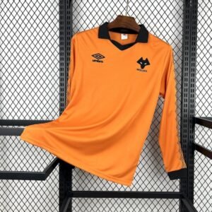 1980-1981 Wolves Long Sleeve Home Retro Jersey