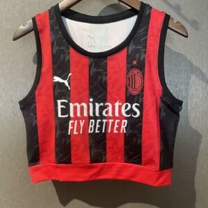 2025-2026 AC Milan Home Women´s Crop Top