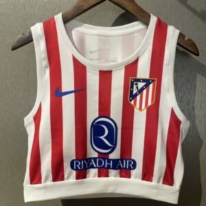 2025-2026 Atletico Madrid Home Women´s Crop Top