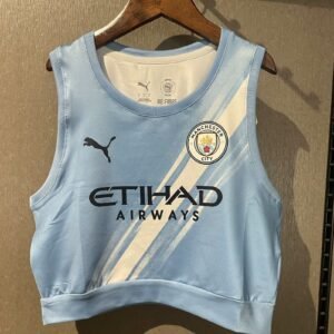 2025-2026 Manchester City Home Women´s Crop Top