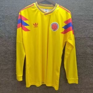 1990 Colombia Long Sleeve Home Retro Jersey