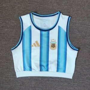 2026 Argentina Home Women's World Cup Crop Top
