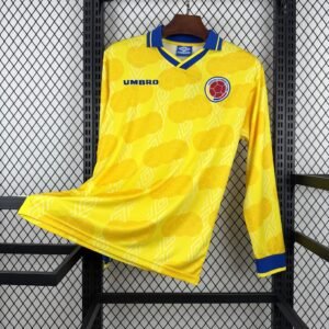 1994 Colombia Long Sleeve Home Retro Jersey