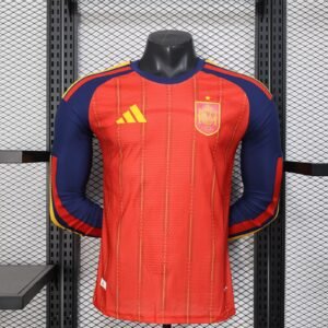 2026-2027 Spain Home Long Sleeve Player Version