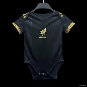 2025-2026 Mexico Gold Cup Black Baby Home Kit
