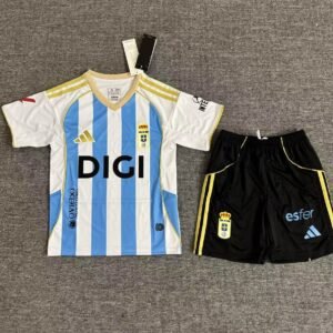 2025-2026 Real Oviedo Second Away Kids Jersey
