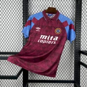 1990-1992 Aston Villa Home Retro Jersey